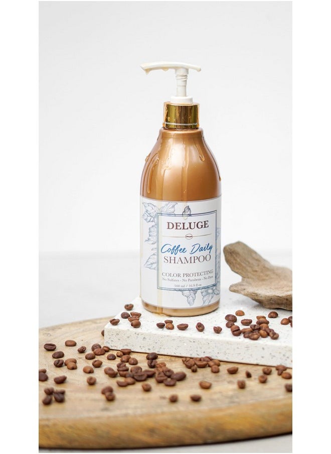 - Coffee Daily Shampoo And Conditioner -Gentle And Natural, Sulfate, Salt And Paraben Free. No Dyes. Made With Coffee Fruit, Argan Oil, Quinoa. Fresh-Clean Scent Of Berries. 16 Oz Each/Set.