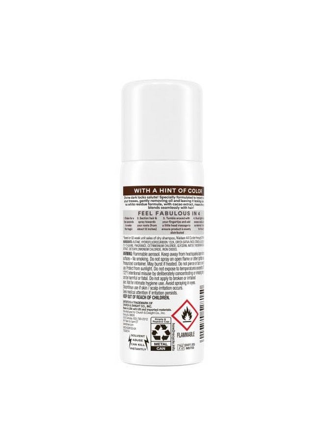 Dry Shampoo Dark Hair, 3.81 Oz. + Mini 1.06 Fl. Oz.