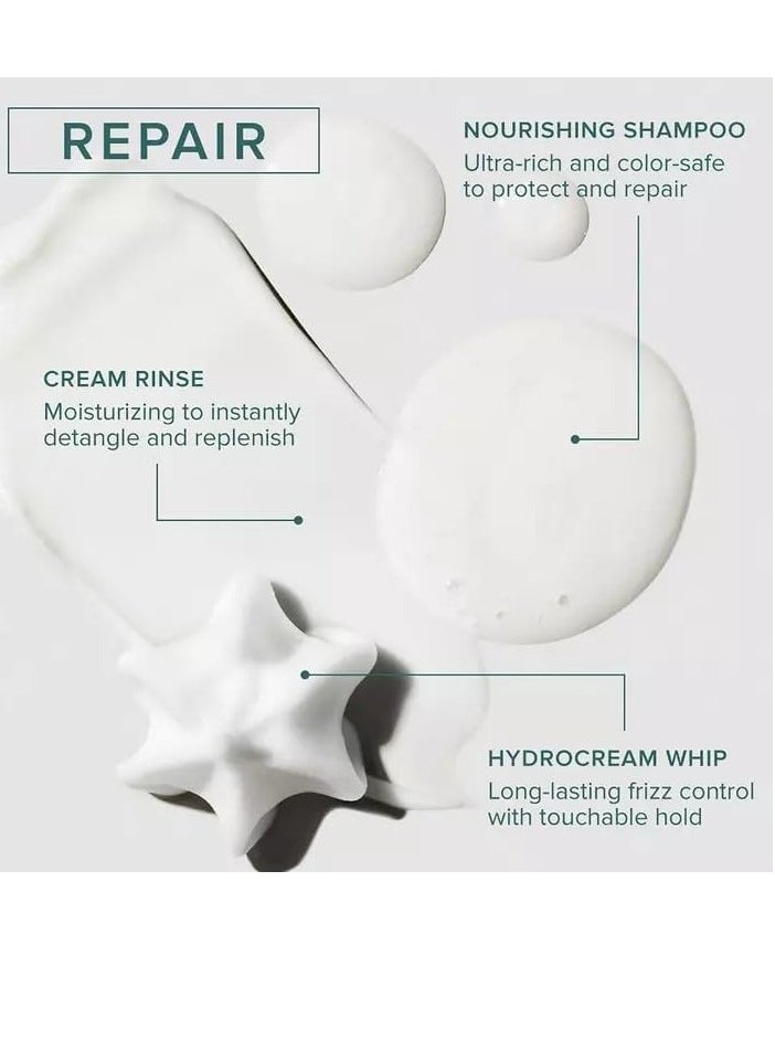Awapuhi Wild Ginger by Paul Mitchell HydroCream Whip Mousse, Frizz Control, Touchable Hold, For All Hair Types, 6.7 oz.