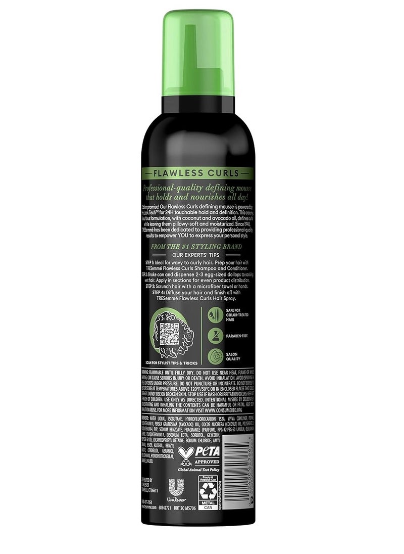 TRESemmé Flawless Curls Pack of 6 Nourishing Mousse With Coconut and Avocado Oil 10.5 oz