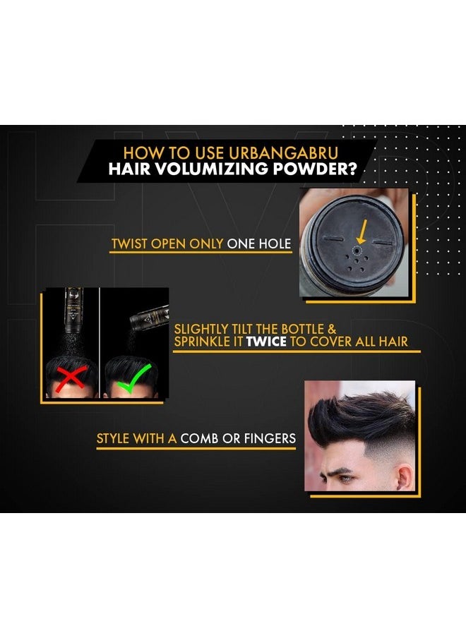 Hair Volumizing Powder 10 Gm & Insta Glow Face Cream 50 Gm - Men'S Grooming Combo Kit