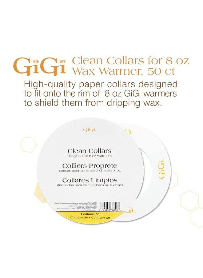 Clean Collars For Wax Warmers, Paper Protectors For 8 Oz Warmers, 50 Ct, 1-Pack