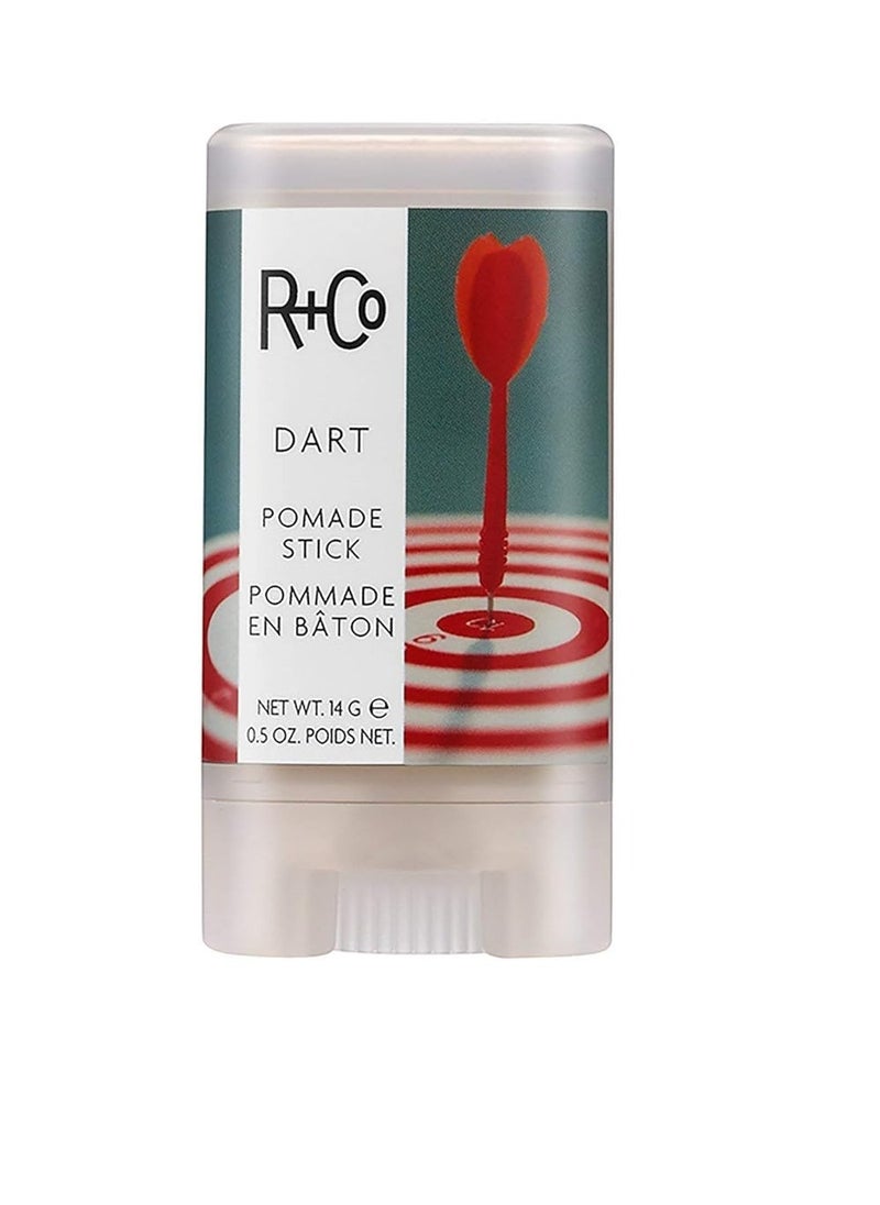 R+Co Dart Pomade Stick | Long Lasting Texture + Shapes, Tames Flyaways | Vegan + Cruelty-Free | 0.5 Fl Oz