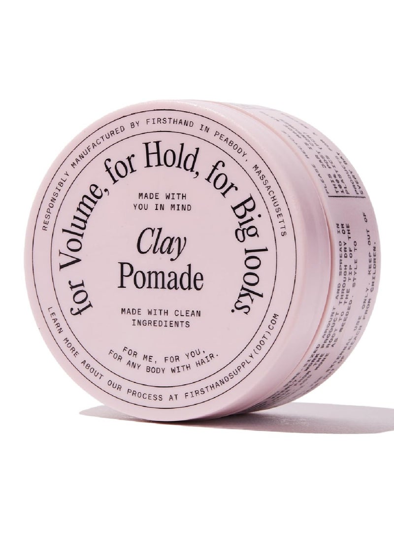 Firsthand Supply All-Purpose Hair Pomade - Clean & Non-toxic Hair Care Ingredients - Gives a Low Shine, Shape and Firm Hold To Your Hair - 3oz (88ml)