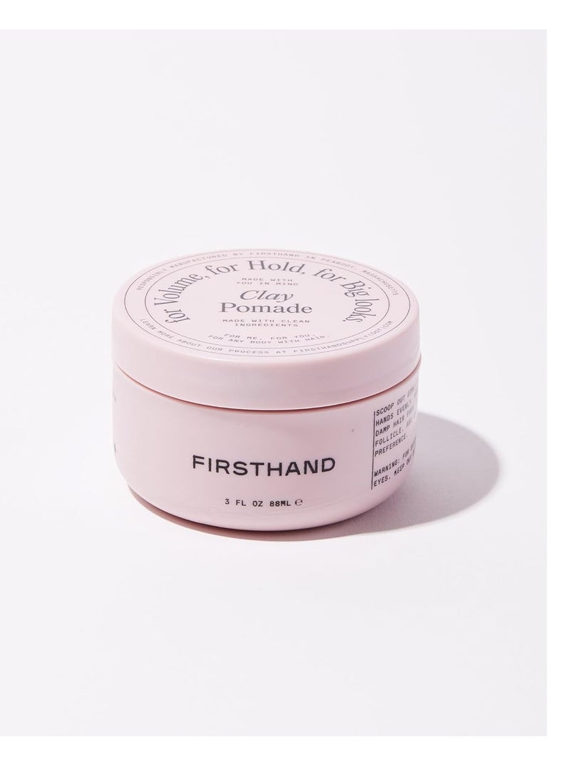 Firsthand Supply All-Purpose Hair Pomade - Clean & Non-toxic Hair Care Ingredients - Gives a Low Shine, Shape and Firm Hold To Your Hair - 3oz (88ml)