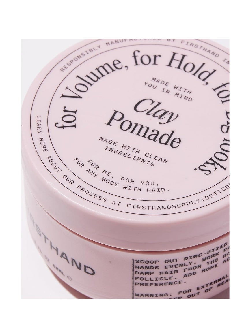Firsthand Supply All-Purpose Hair Pomade - Clean & Non-toxic Hair Care Ingredients - Gives a Low Shine, Shape and Firm Hold To Your Hair - 3oz (88ml)