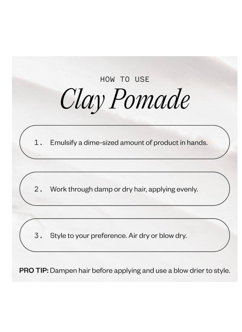 Firsthand Supply All-Purpose Hair Pomade - Clean & Non-toxic Hair Care Ingredients - Gives a Low Shine, Shape and Firm Hold To Your Hair - 3oz (88ml)