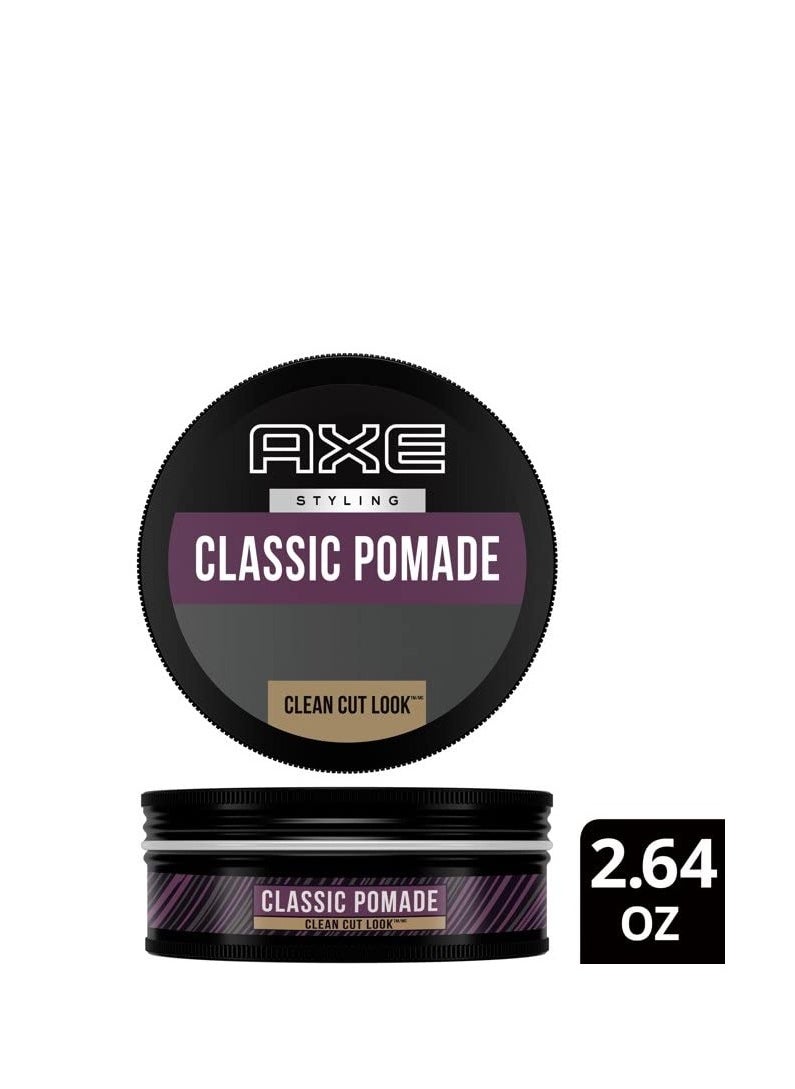 AXE Signature Clean Cut Look Classic Pomade, 2.64 Oz (Pack of 2)