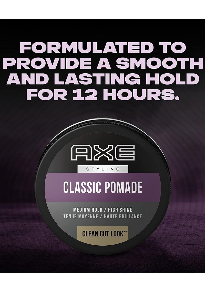 AXE Signature Clean Cut Look Classic Pomade, 2.64 Oz (Pack of 2)