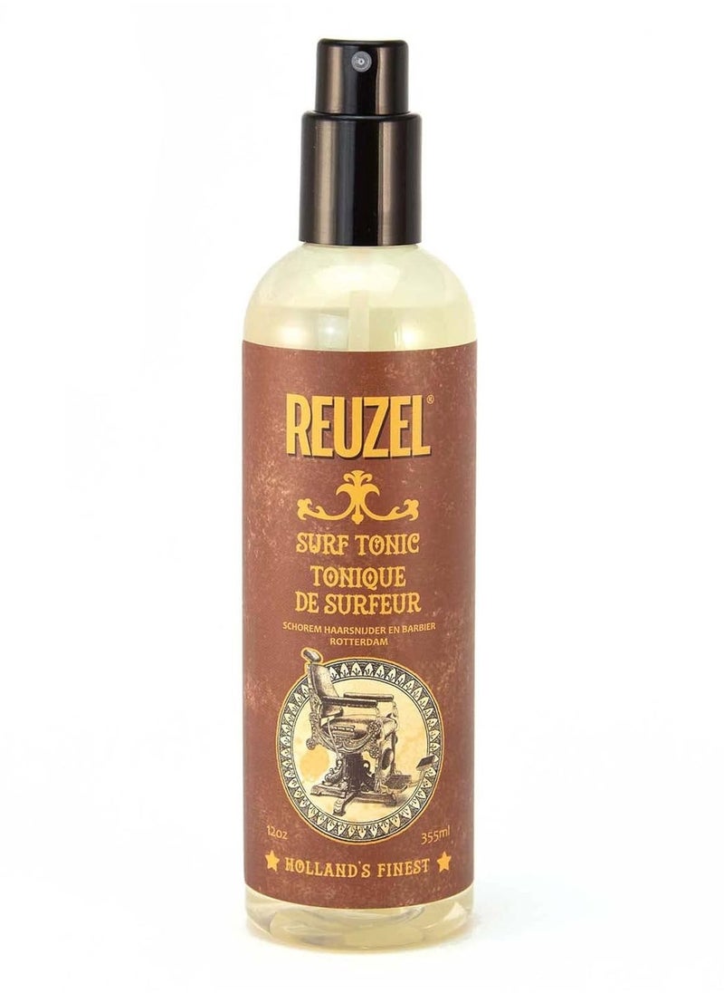 Reuzel Surf Tonic Hairspray - Fragrance Free - Adds Grip, Texture And Volume - Create A Windblown Style With Matte Finish - Exaggerates Hair'S Natural Texture - For All Hair Types