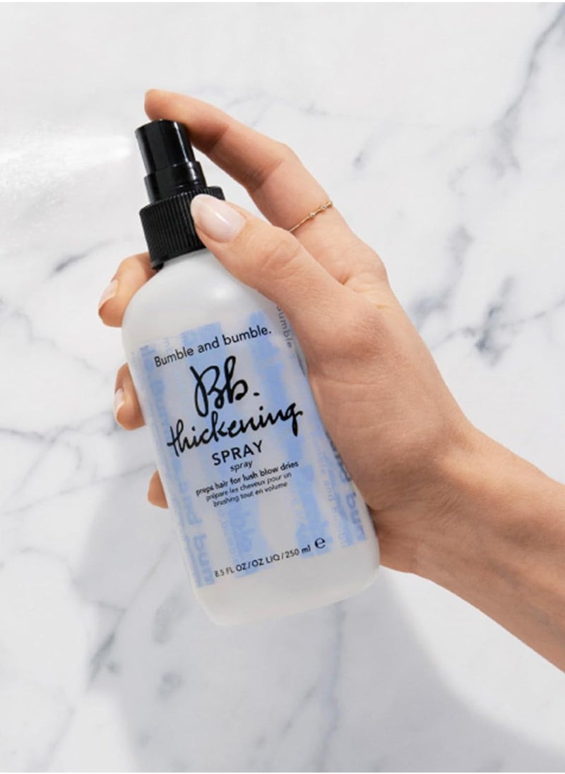 Bumble and bumble Thickening Blow-Dry Prep Spray | For Lush Blow Dries | Straight to Wavy
