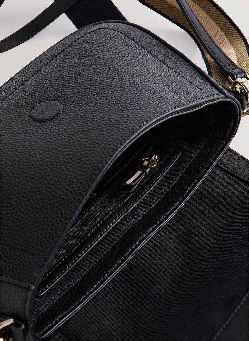 Darilie Branded Webbing Long Satchel