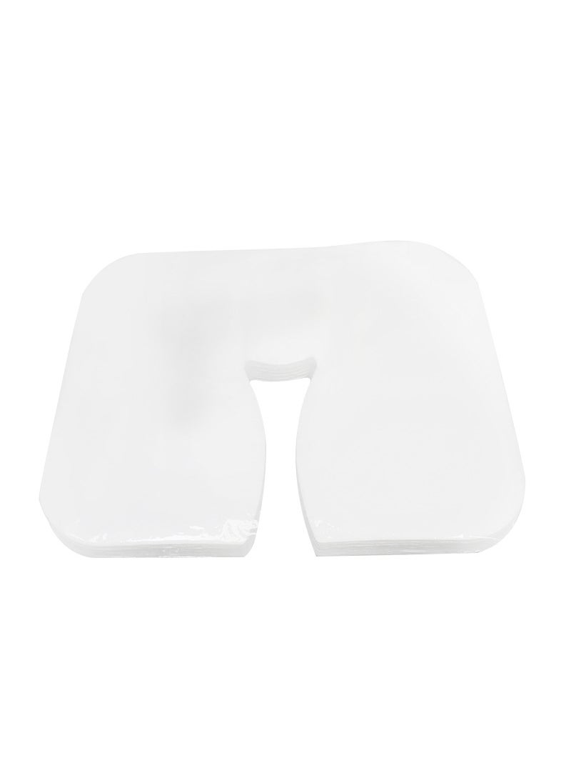 Beauty salon disposable hole towel non-woven massage bed headrest cushion thickened single lying pillow towel massage U-shaped hole lying towel