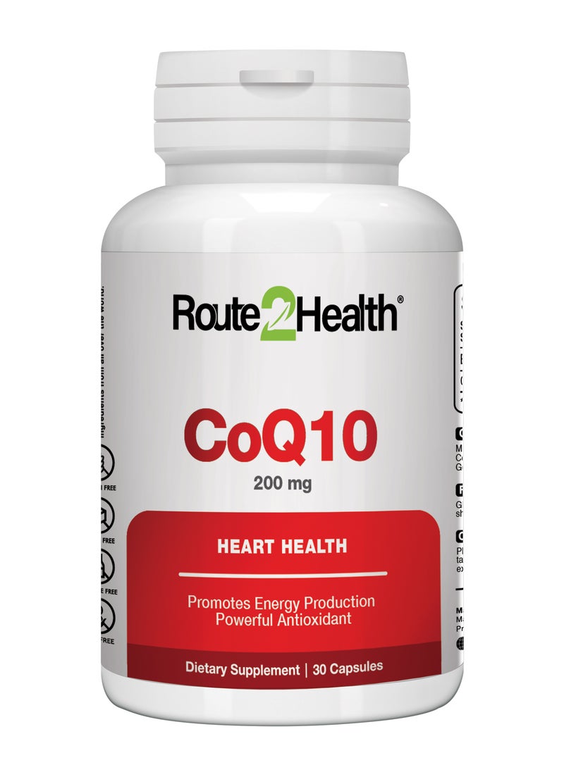 Route2Health's CoQ10 200mg Capsules