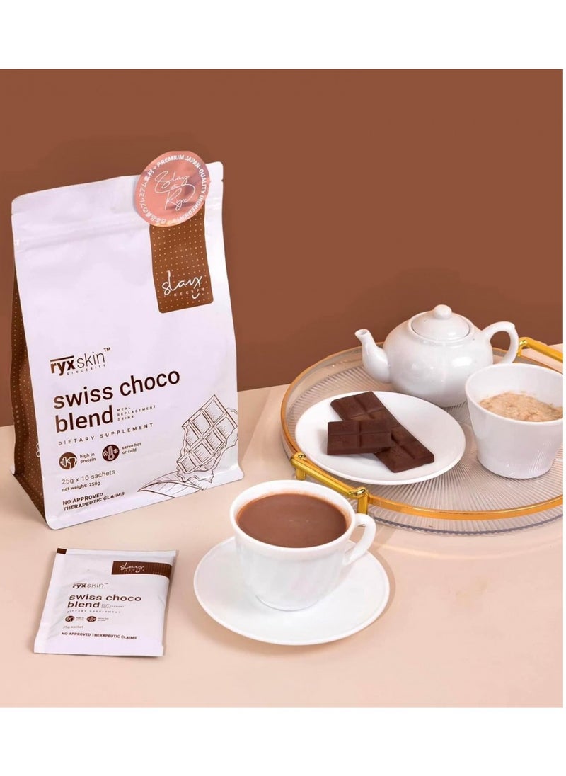 RYX Skincerity Swiss Choco Blend Meal Replacement Drink