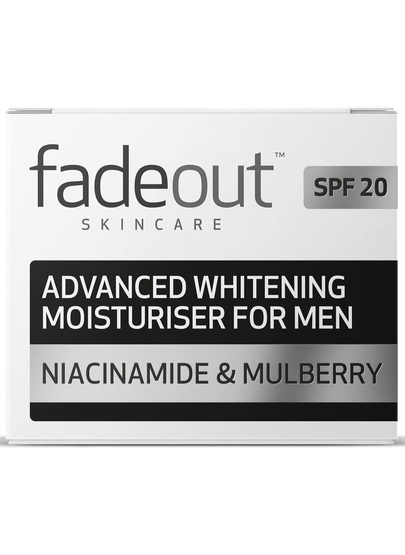 Fade Out Advanced Whitening Moisturizer For Men White 75ml