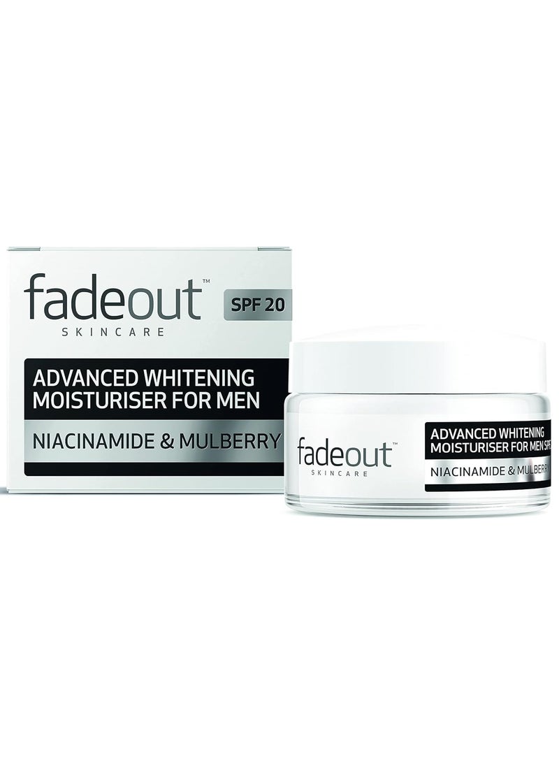 Fade Out Advanced Whitening Moisturizer For Men White 75ml