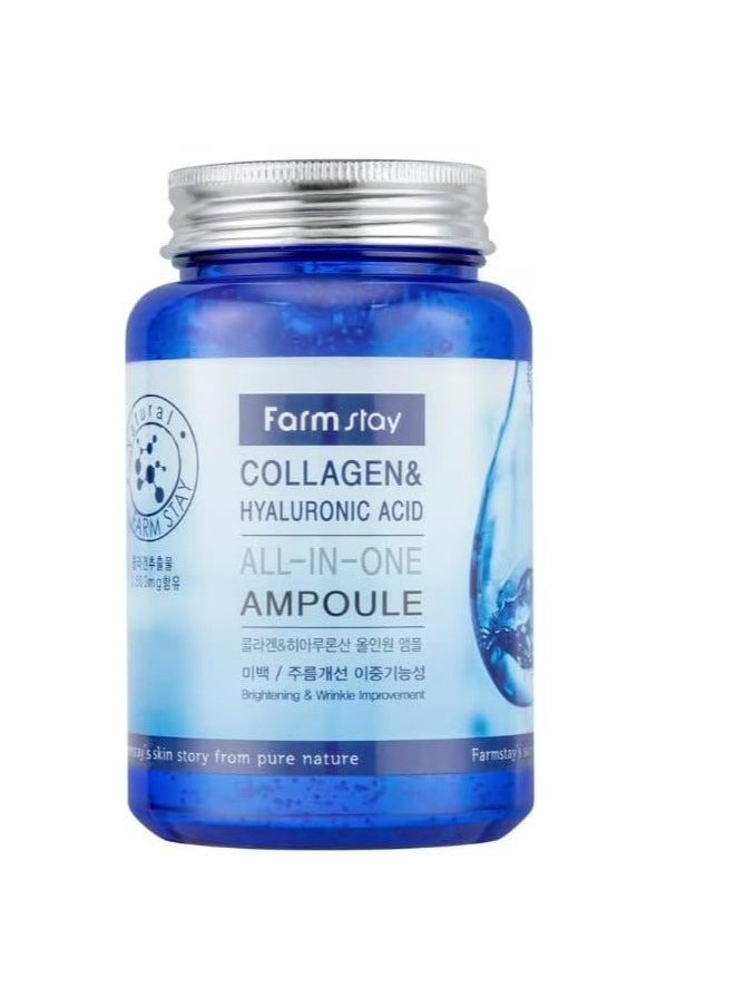 Farm Stay Collagen & Hyaluronic Acid All-in-One Ampoule Cream | 250ml