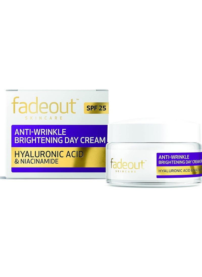 Anti Wrinkle Brightening Day Cream With Spf25 With Hyaluronic Acid & Niacinamide 50ml