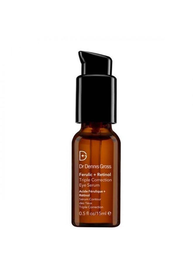 Dr Dennis Gross Skincare Ferulic + Retinol Triple Correction Eye Serum