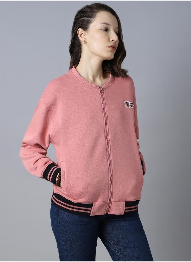 Women Pink Sweatshirt