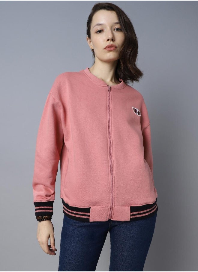 Women Pink Sweatshirt