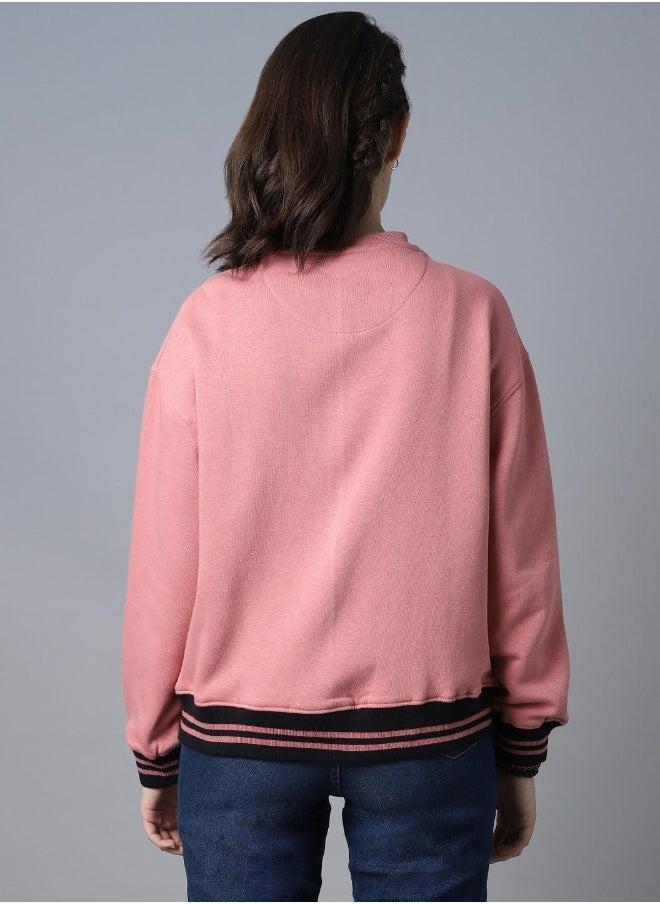 Women Pink Sweatshirt