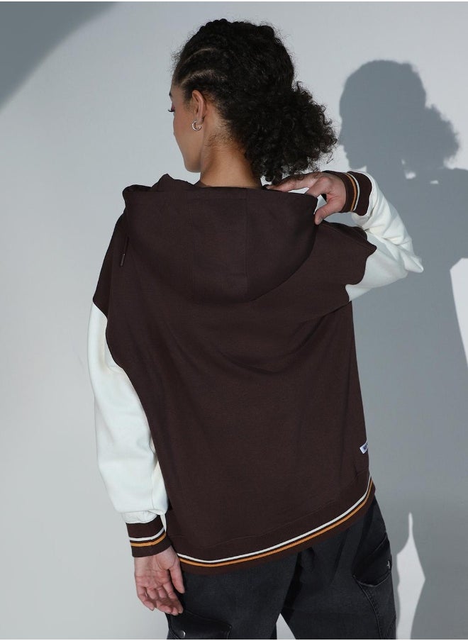 Women Brown Sweatshirt