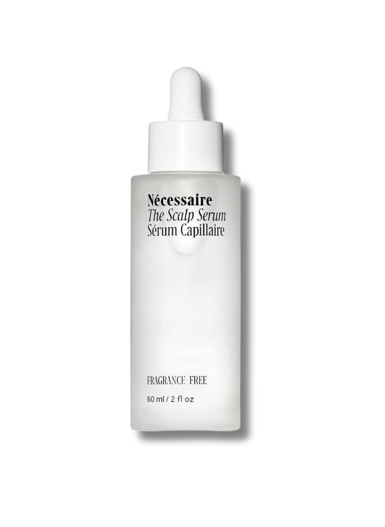 Nécessaire The Scalp Serum. 5% Capixyl™ + 1% Hyaluronic Acid For Fuller, Thicker, Healthier Hair. Fragrance-Free. Approved by the National Eczema Association. 2 fl oz