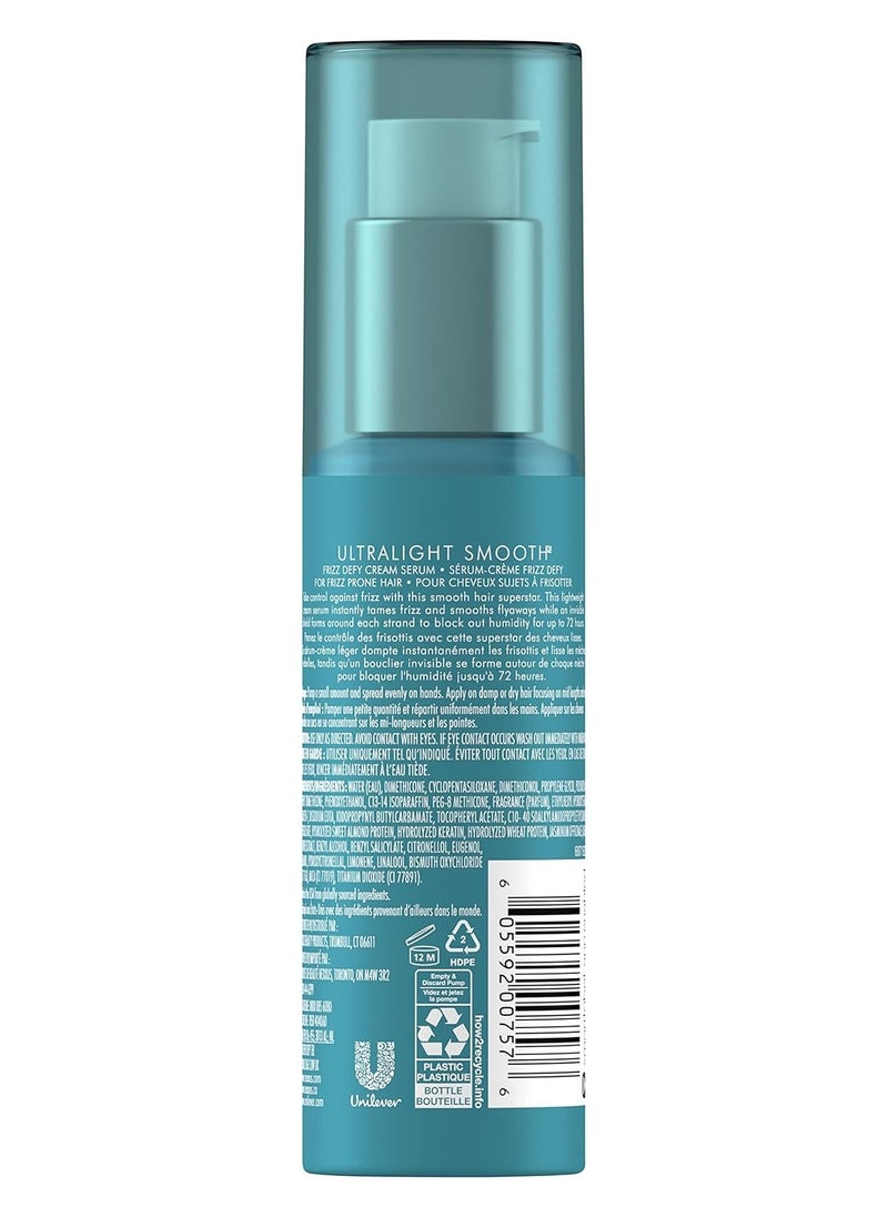 NEXXUS Ultralight Smooth Hair Serum for Dry and Frizzy Hair Weightless Smooth Hair Treatment to Block Out Frizz Against Humidity 4 fl oz