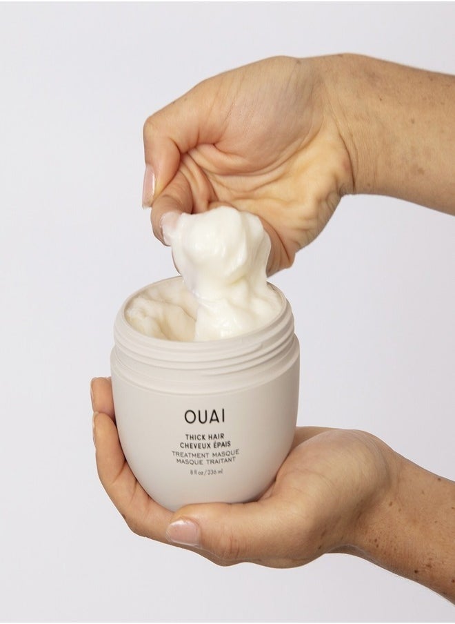 OUAI Thick Hair Treatment Masque 236ml - Nourishing & Hydrating Hair Care