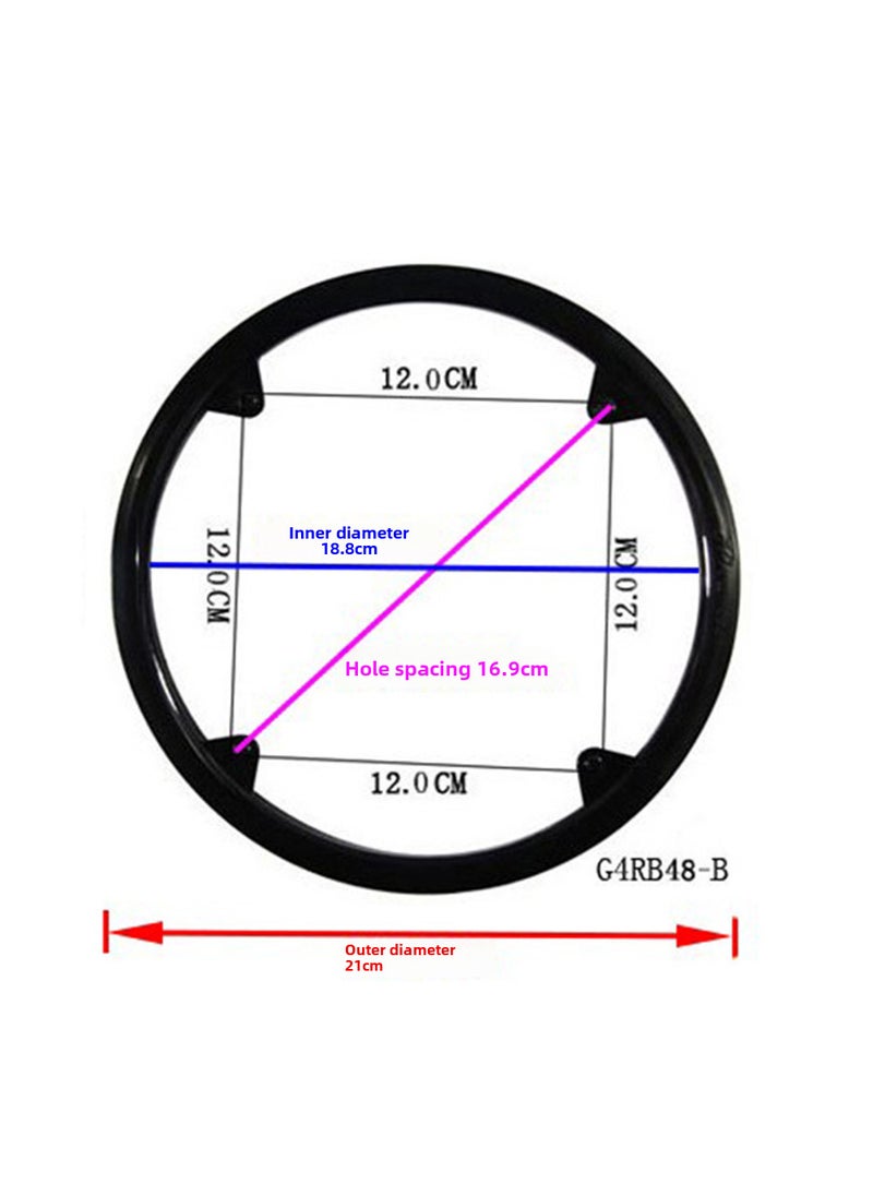 Mountain bike tooth plate protective plate protective cover tooth chain cover plastic protective plate four-hole tooth plate cover multi-specification protective cover G4RB48-B