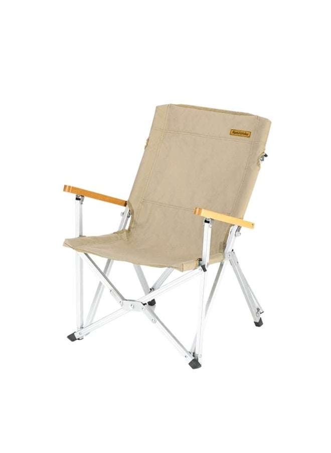 2019 Shangye Folding Chair | Portable Camping Chair | Lightweight, Foldable Design, Supports 265 Lbs | Black - Khaki