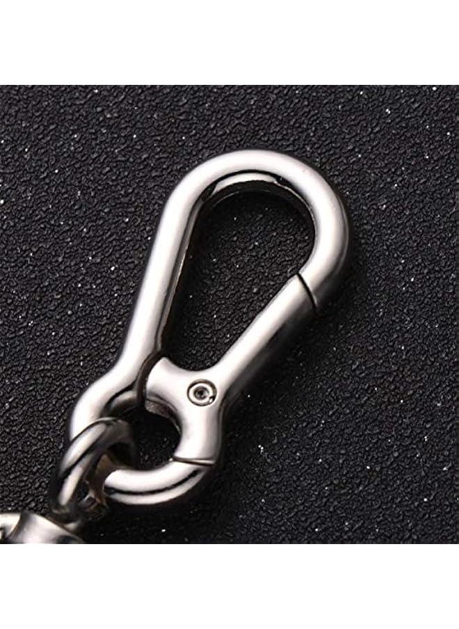 3pcs Keychain for Crafts Shoulder Strap Buckles Dog Leash Clip Small Carabiner Clip pet Buckle Keyring Ring Spring snap Hooks for Keychain Accessories Spring Coil Round Tail