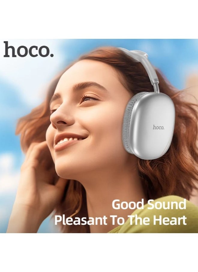 HOCO W35 Air Wireless Bluetooth Headphones Active Noise Cancelling HiFi Stereo Sound Adjustable Wireless(white)