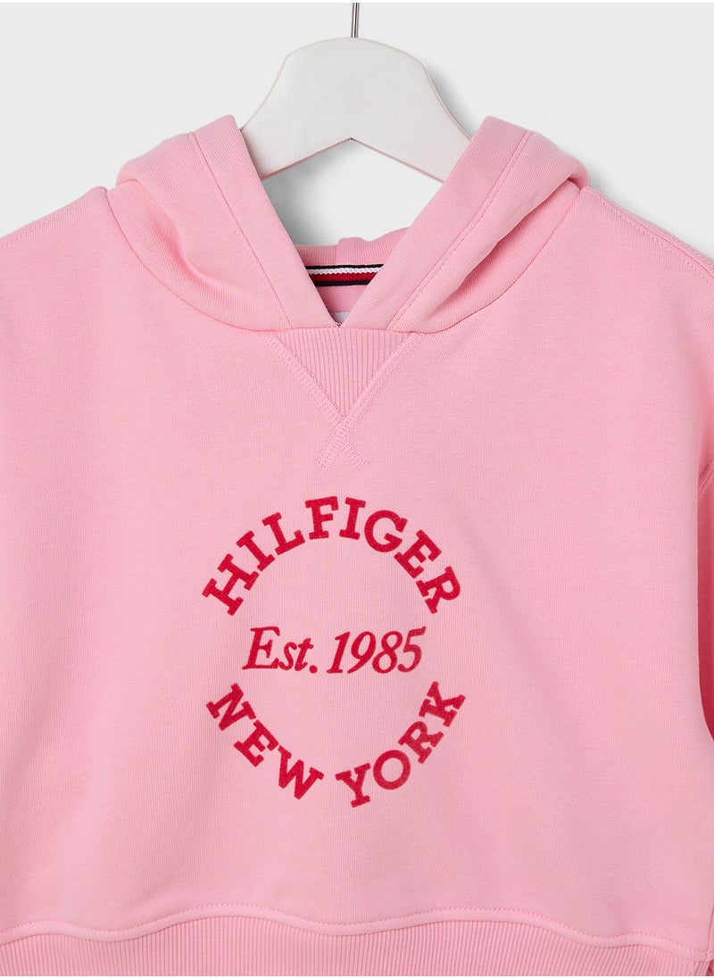 Youth New York Detail Logo Hoodie