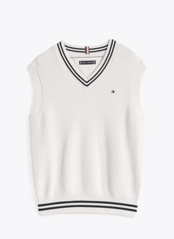 Youth V-Neck Sleeveless Sweater