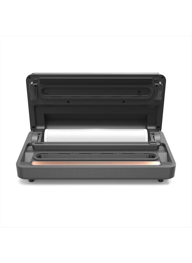 Precision Vacuum Sealer Pro, Includes 1 Bag Roll, For Sous Vide and Food Storage, black, medium