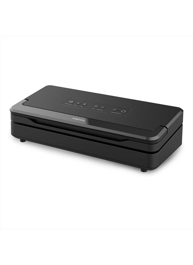 Precision Vacuum Sealer Pro, Includes 1 Bag Roll, For Sous Vide and Food Storage, black, medium