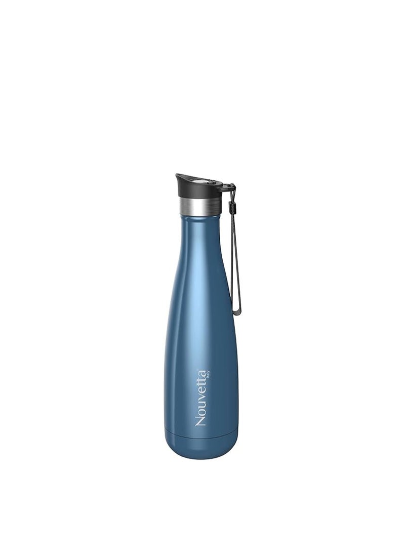 Nouvetta LUFT DOUBLE WALL BOTTLE 500 ML - BLUE METALLIC