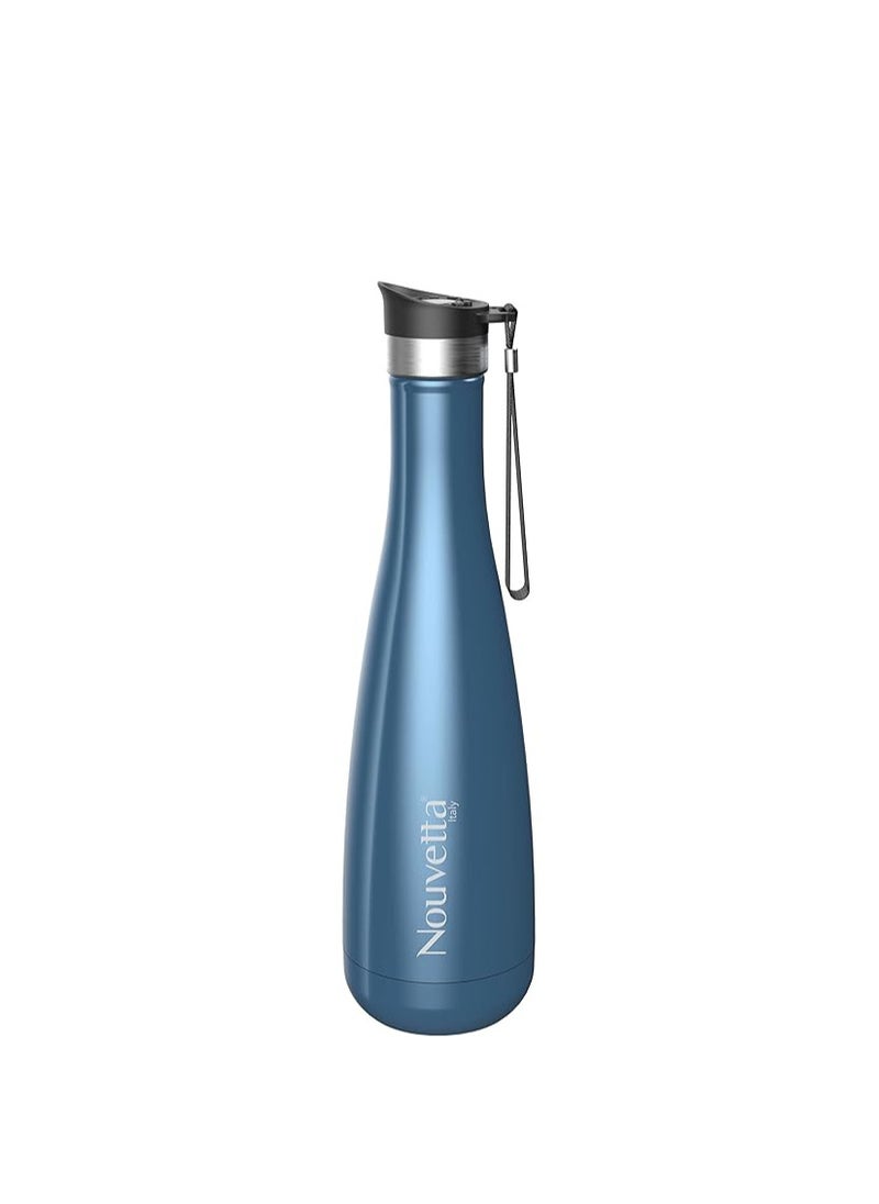 Nouvetta LUFT DOUBLE WALL BOTTLE 500 ML - BLUE METALLIC