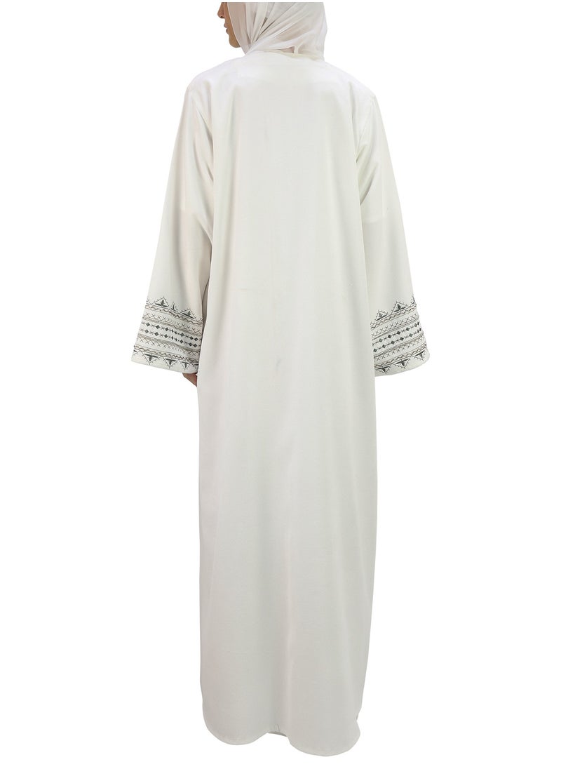 The White Abaya First Time In Corduroy Collection