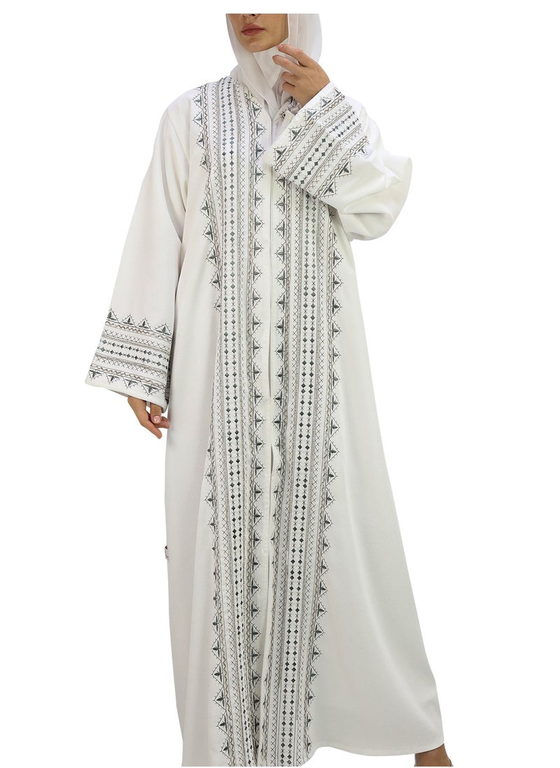 The White Abaya First Time In Corduroy Collection