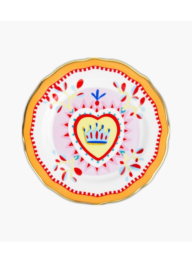 Mamma Mia Heart Small Plate - Porcelain 16cm