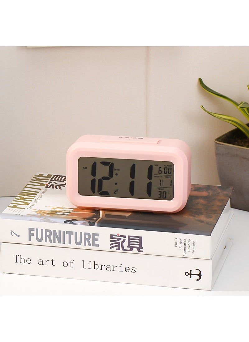 Silent Smart Alarm Clock for StudentsPink Pink