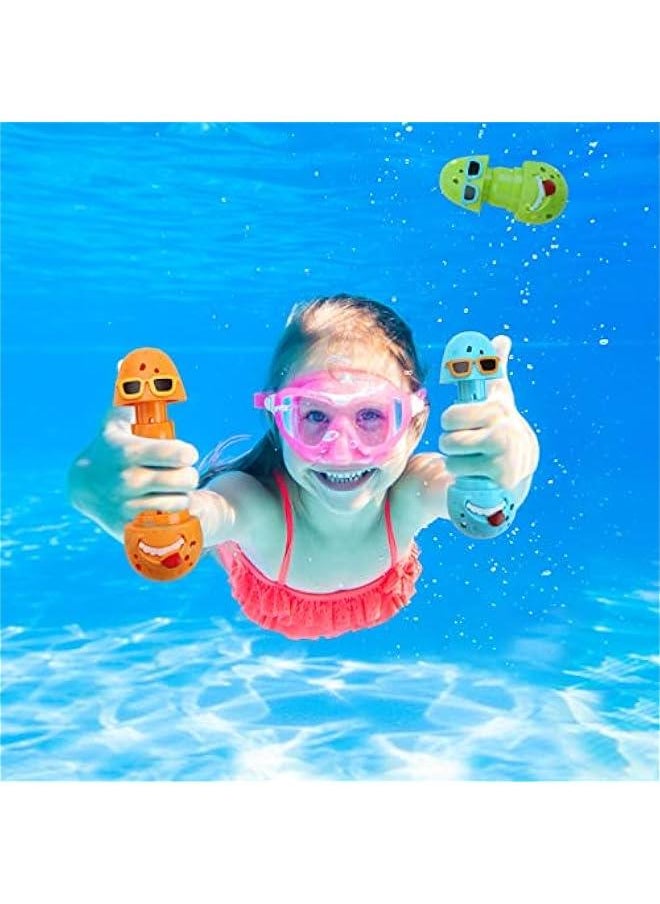 Pool Diving Toys Cute Egg Diving Sticks Swimming Pool Dive Toys for Kids Summer Diving Pool Toys Water Toys for Family Pool Parties/Games Underwater Training Toys