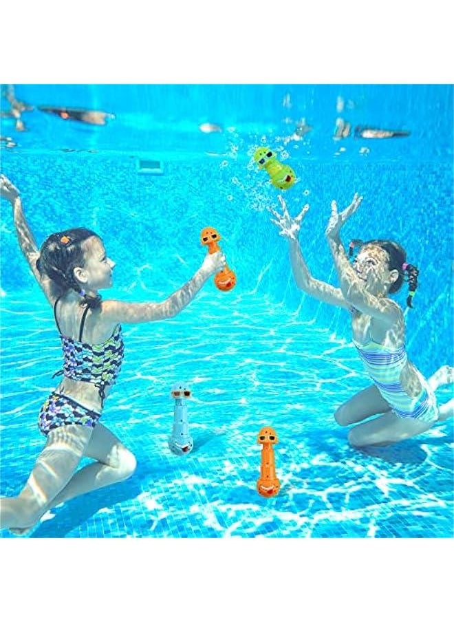 Pool Diving Toys Cute Egg Diving Sticks Swimming Pool Dive Toys for Kids Summer Diving Pool Toys Water Toys for Family Pool Parties/Games Underwater Training Toys