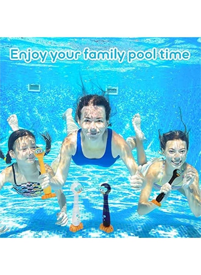 Diving Sticks Pool Diving Toys for Kids Ages 4-8 Swimming Pool Toys for Kids Ages 8-12 Summer Outdoor Water Toys for Kids Adults Underwater Pool Dive/Swim Training Toy …