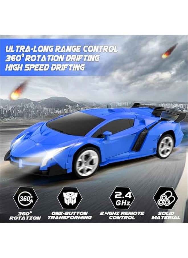 Remote Control Car - Transform Robot RC Cars, Toys for Ages 5-7, Kids Toys, 4 Year Old Boy Toys, Toys for 3 4 5 6 7 8 10 12 Years Old Boy, Gifts for Boys Kids Toddlers Birthday