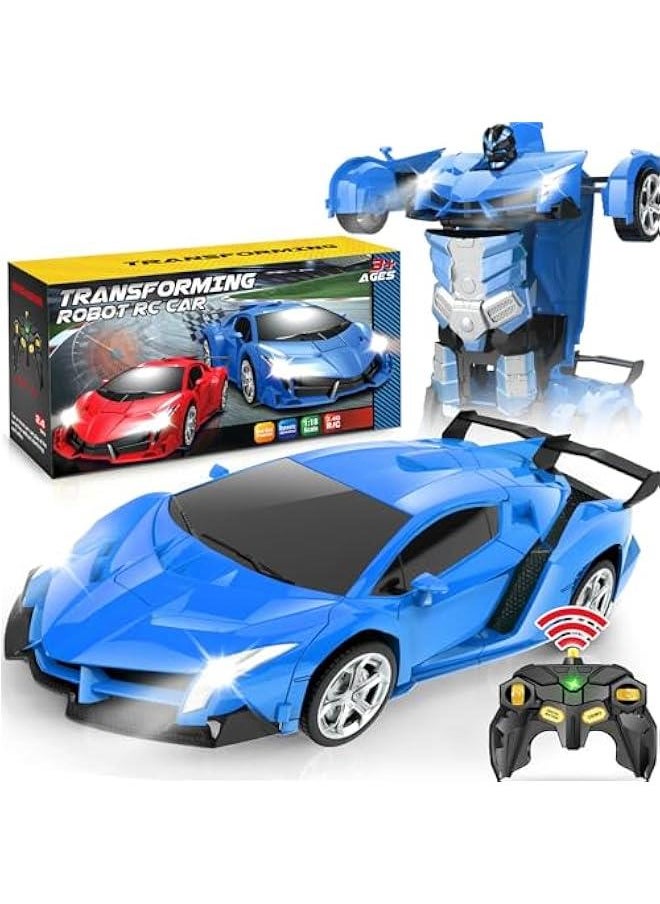 Remote Control Car - Transform Robot RC Cars, Toys for Ages 5-7, Kids Toys, 4 Year Old Boy Toys, Toys for 3 4 5 6 7 8 10 12 Years Old Boy, Gifts for Boys Kids Toddlers Birthday